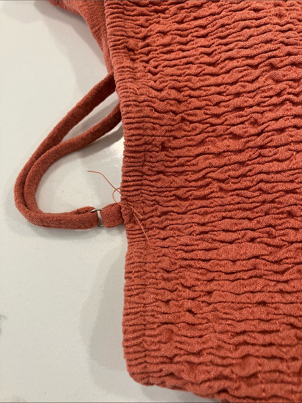 One-Shoulder Wide-Leg Jumpsuit in Rust - Picture 5 of 7